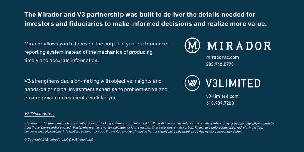 Mirador and V3Limited partnership
